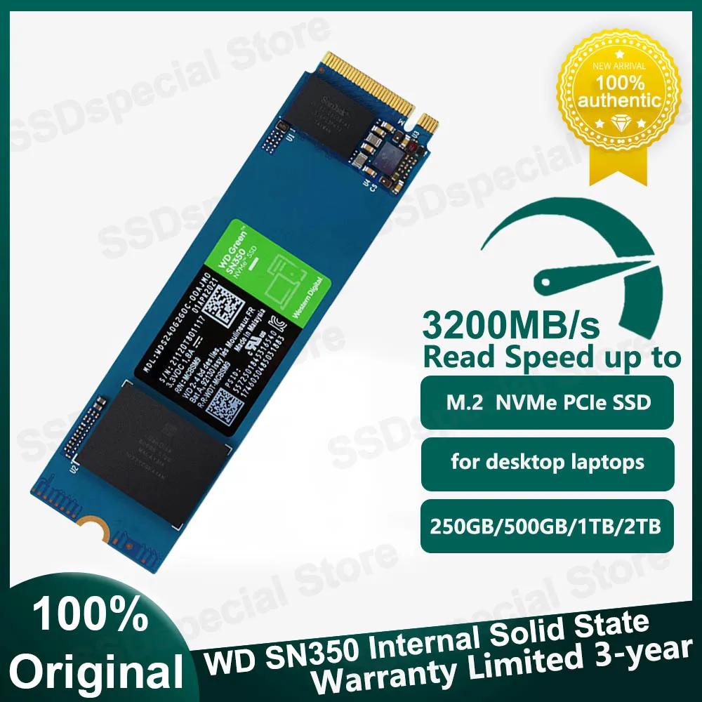   WD ׸ SN350 NVMe 250G 500G 1TB 2TB SSD PCIe 3.0 M.2 2280 ̺, Ʈ ̴ PC Ʈ ӿ ǻ